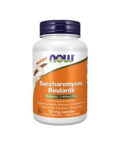 Now Foods Сахаромицес Буларди, 120 вегетарианских капсул