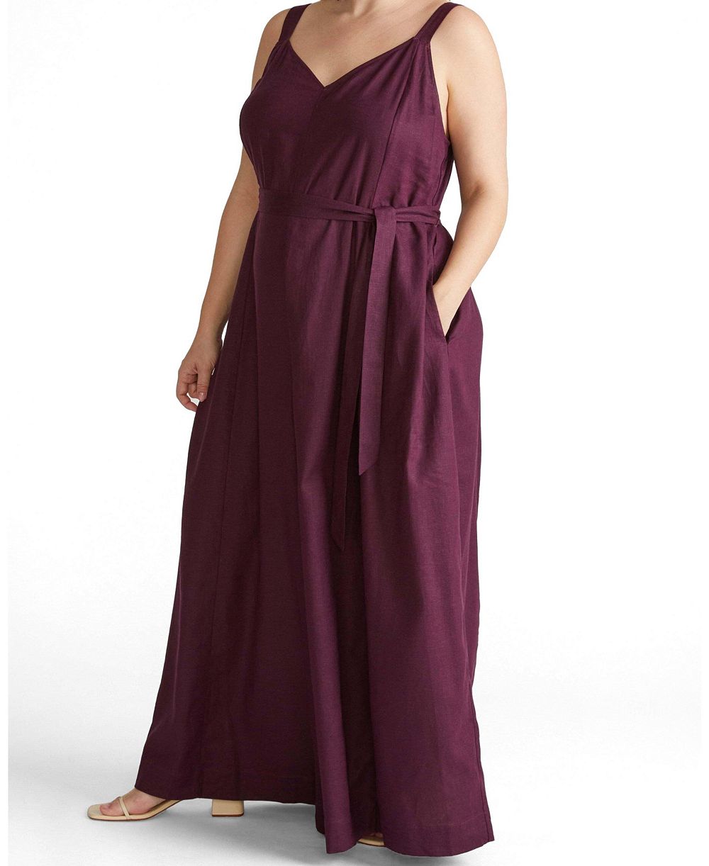 Universal Standard Plus Size Promenade Linen Jumpsuit