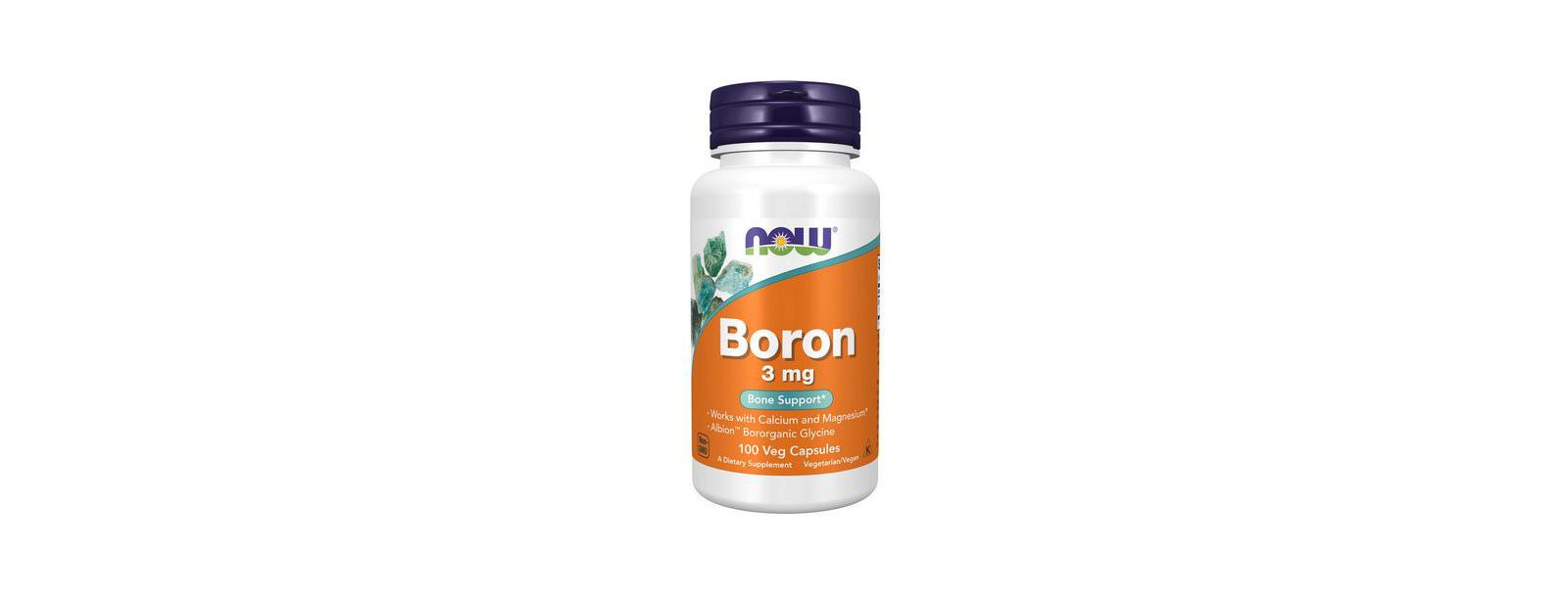 Бор, Now Foods, 3 mg, 100 Caps