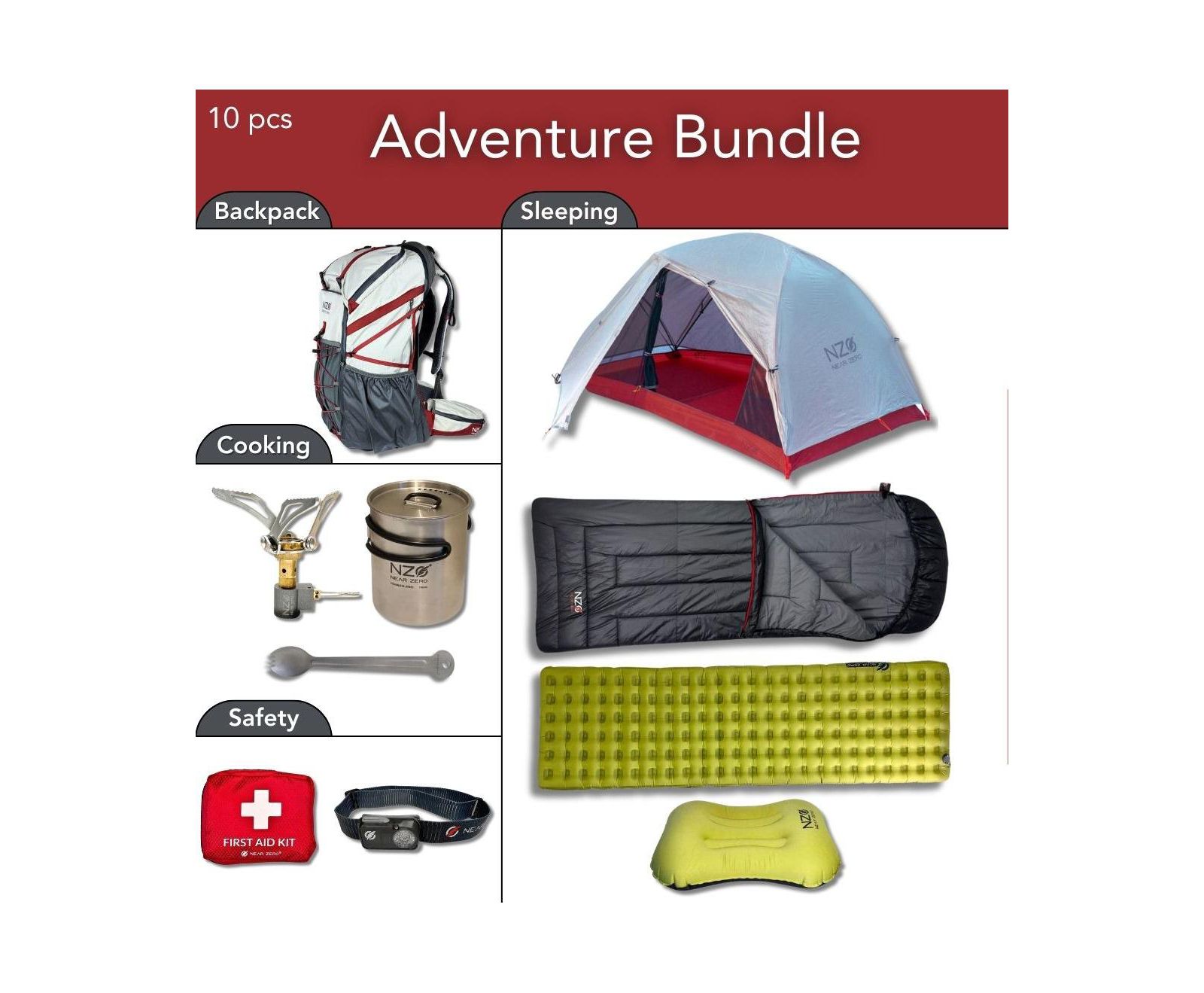 Набор Near Zero Adventure Bundle (10 предметов)