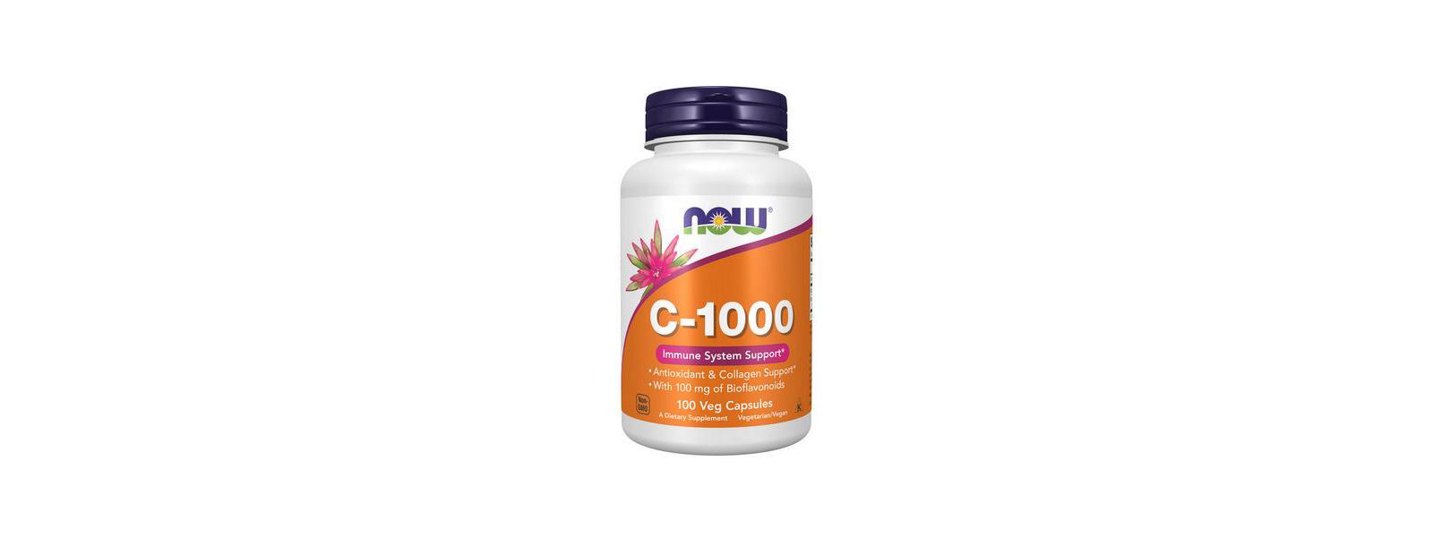 Витамин C-1000 Now Foods с 100 мг биофлавоноидов, 100 капсул