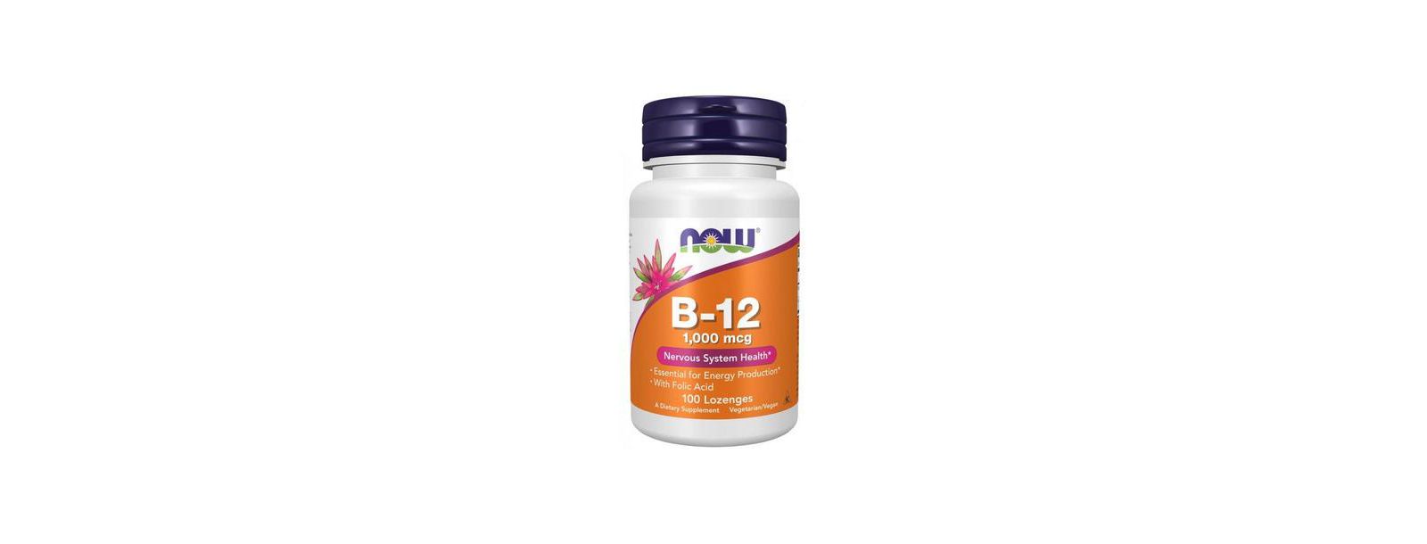 Витамин B-12 Now Foods, 1000 mcg, 100 пастилок