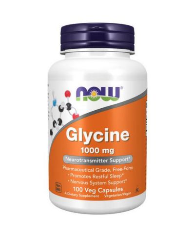 Биодобавка Now Foods Glycine, 1000 mg, 100 Caps