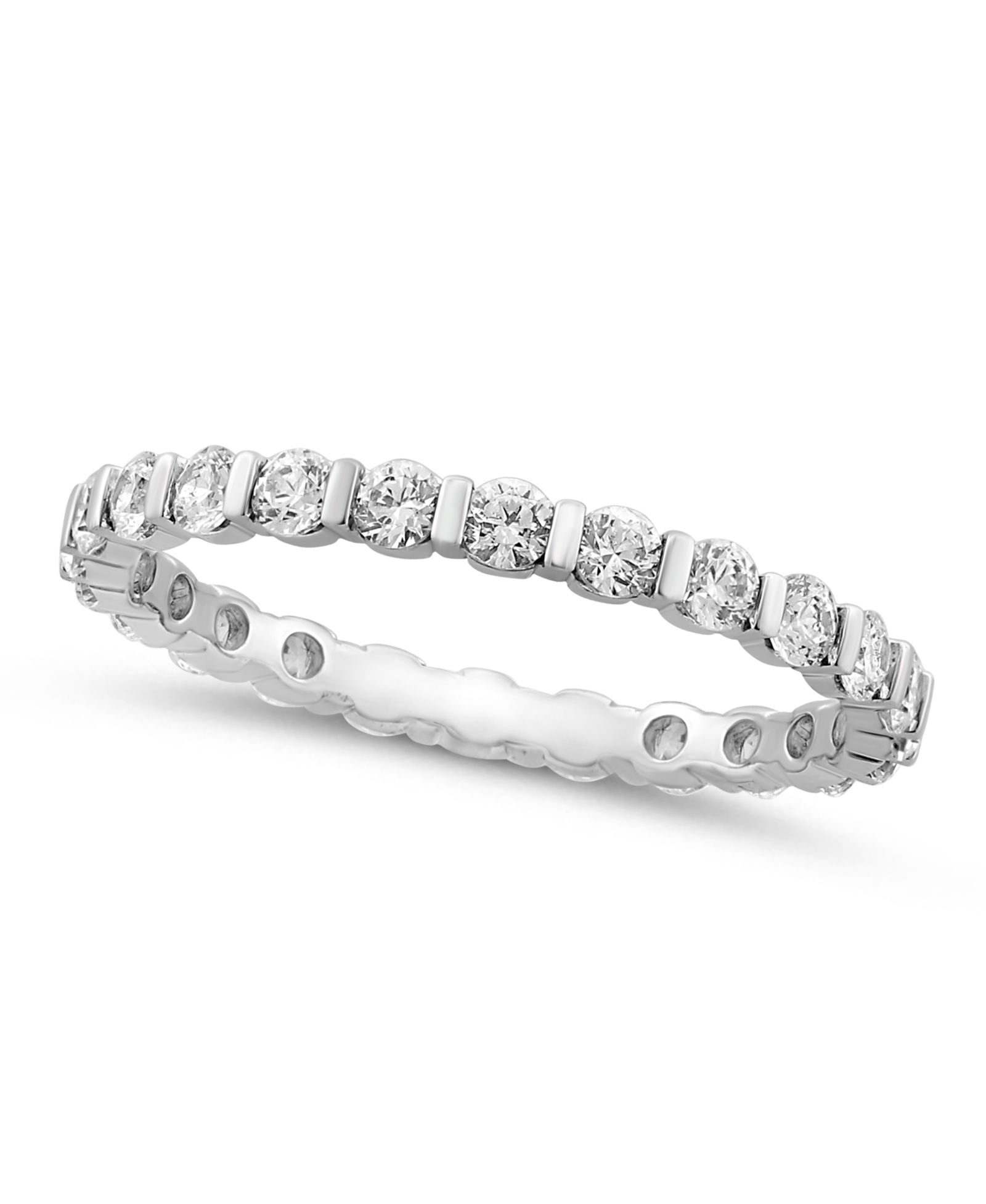 Кольцо Diamond Eternity Band (1 ct. t.w.) в 14k белом золоте