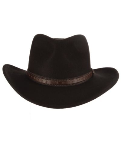 Scala Мужская шляпа Outback из шерстяного фетра