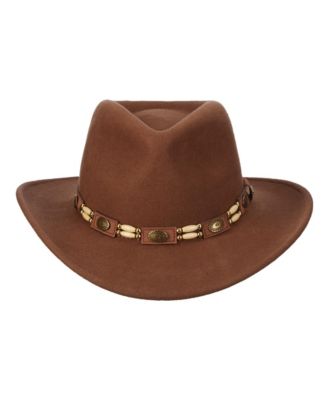 Scala Men's Crush Wool Felt Tracker Hat
