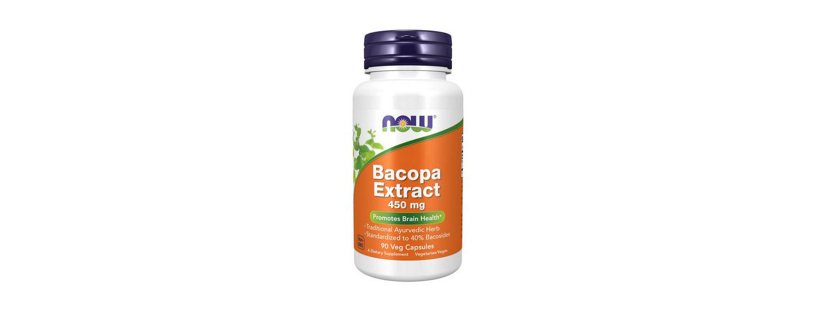 Now Foods экстракт Bacopa 450mg 90 капсул