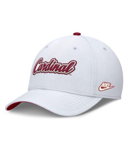 Nike Men's White Stanford Cardinal Legacy Rise Performance Flex Hat