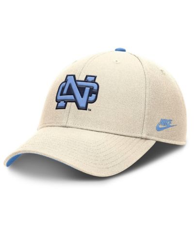 Мужская кепка Nike Natural North Carolina Tar Heels Rise Legacy Adjustable