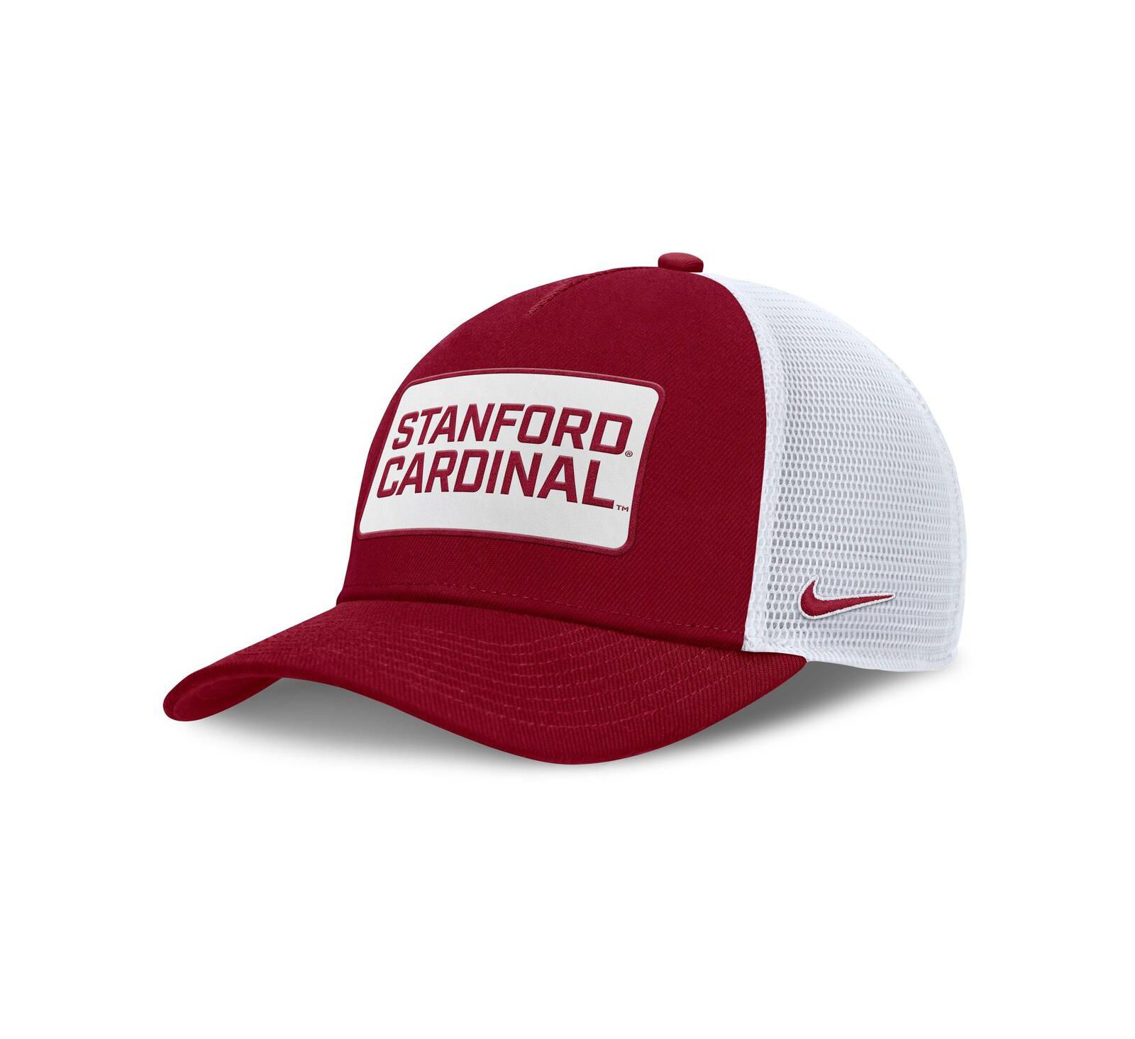 Кепка Nike Stanford Cardinal 2025 On-Field Rise Patch Trucker Adjustable Cardinal/White