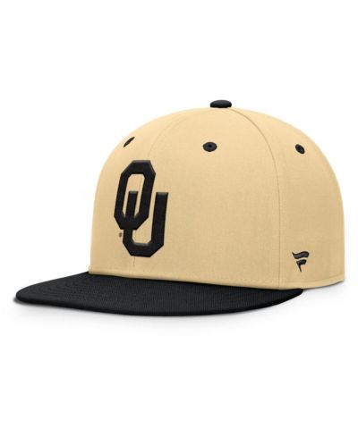 Fanatics Мужская кепка Oklahoma Sooners Balance Fitted, золото/черный