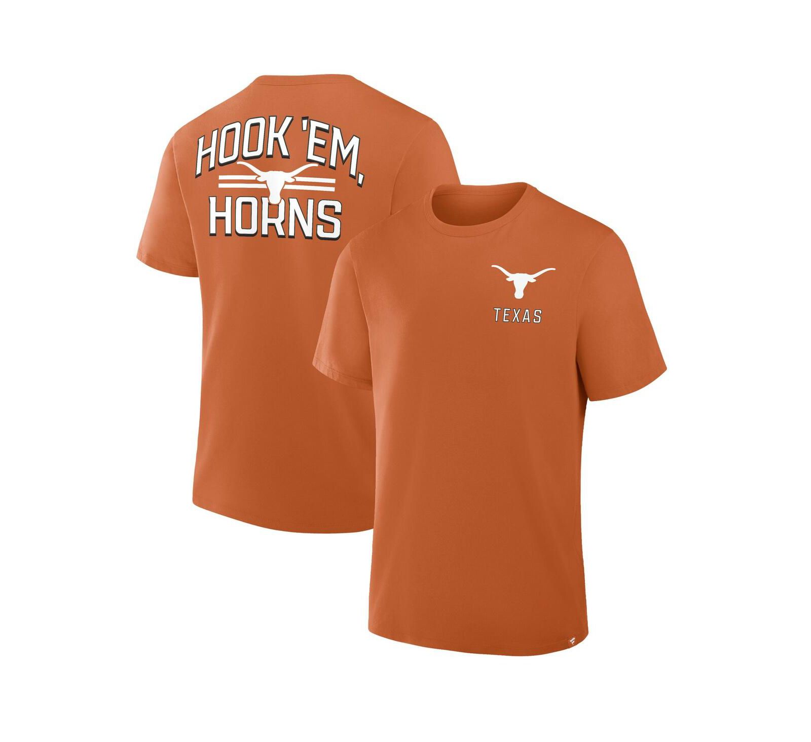 Мужская футболка Fanatics Texas Orange Texas Longhorns Quad Legacy T-Shirt