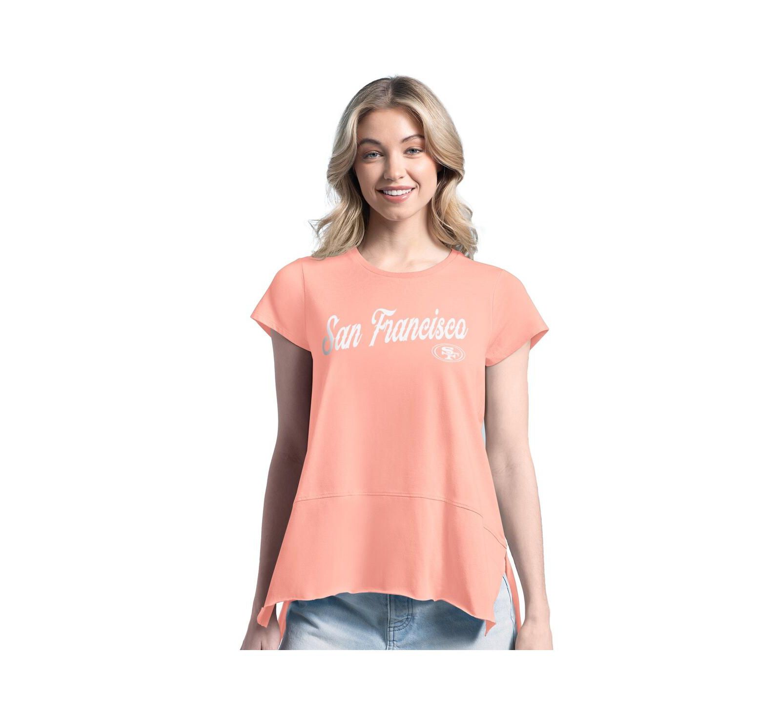 Margaritaville Women's Pink San Francisco 49ers Gametime Is Paradise T-Shirt