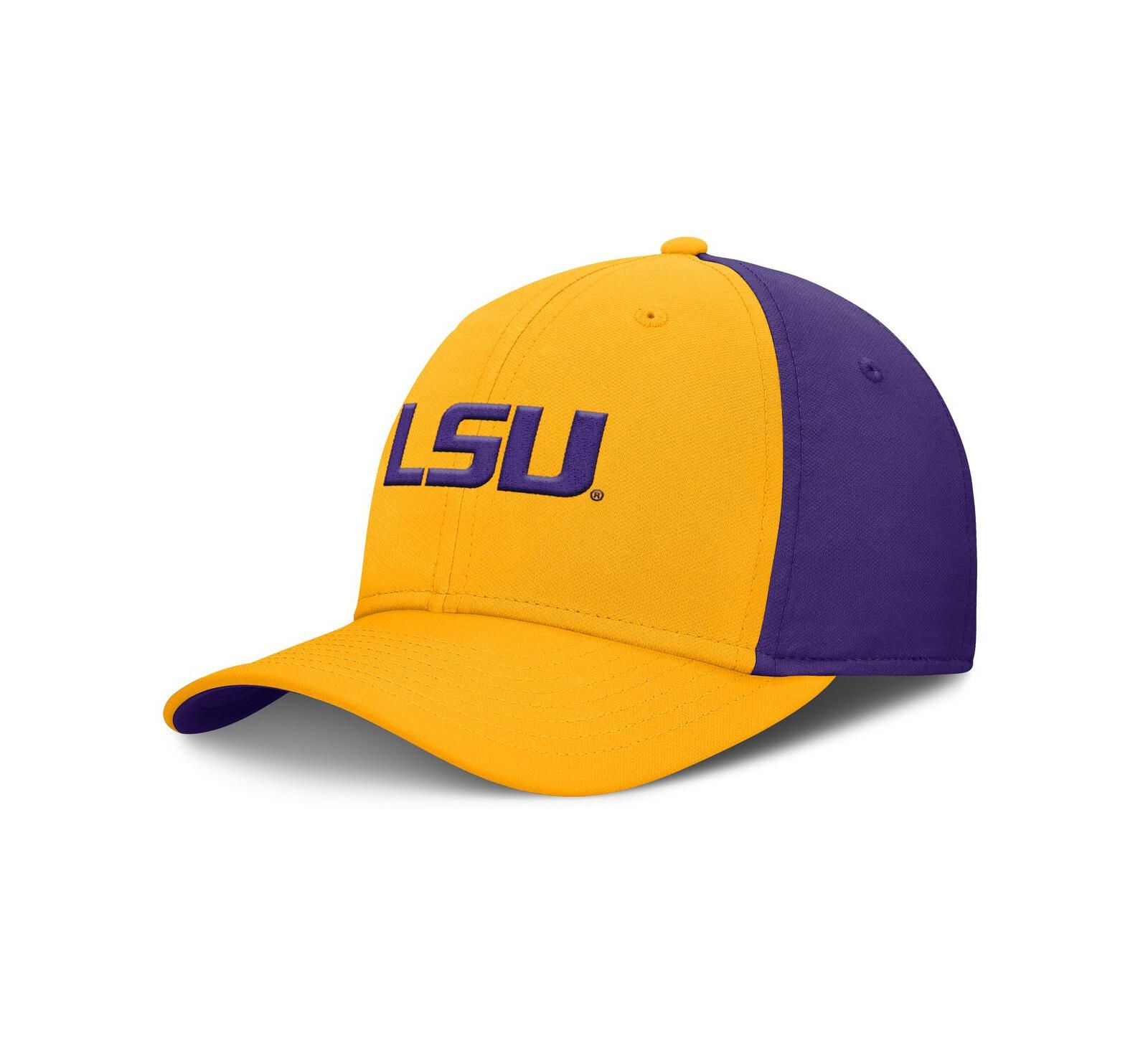 Nike Men's Gold/Purple LSU Tigers 2025 Sideline Rise Local Performance Flex Hat
