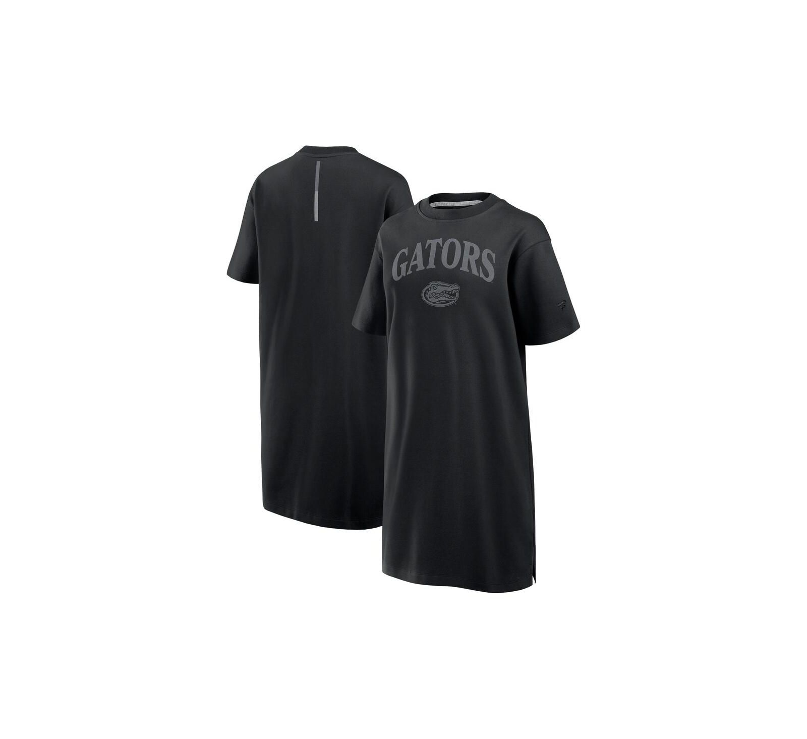 Fanatics Женская футболка-платье Florida Gators Elements Go, черная, tri-blend