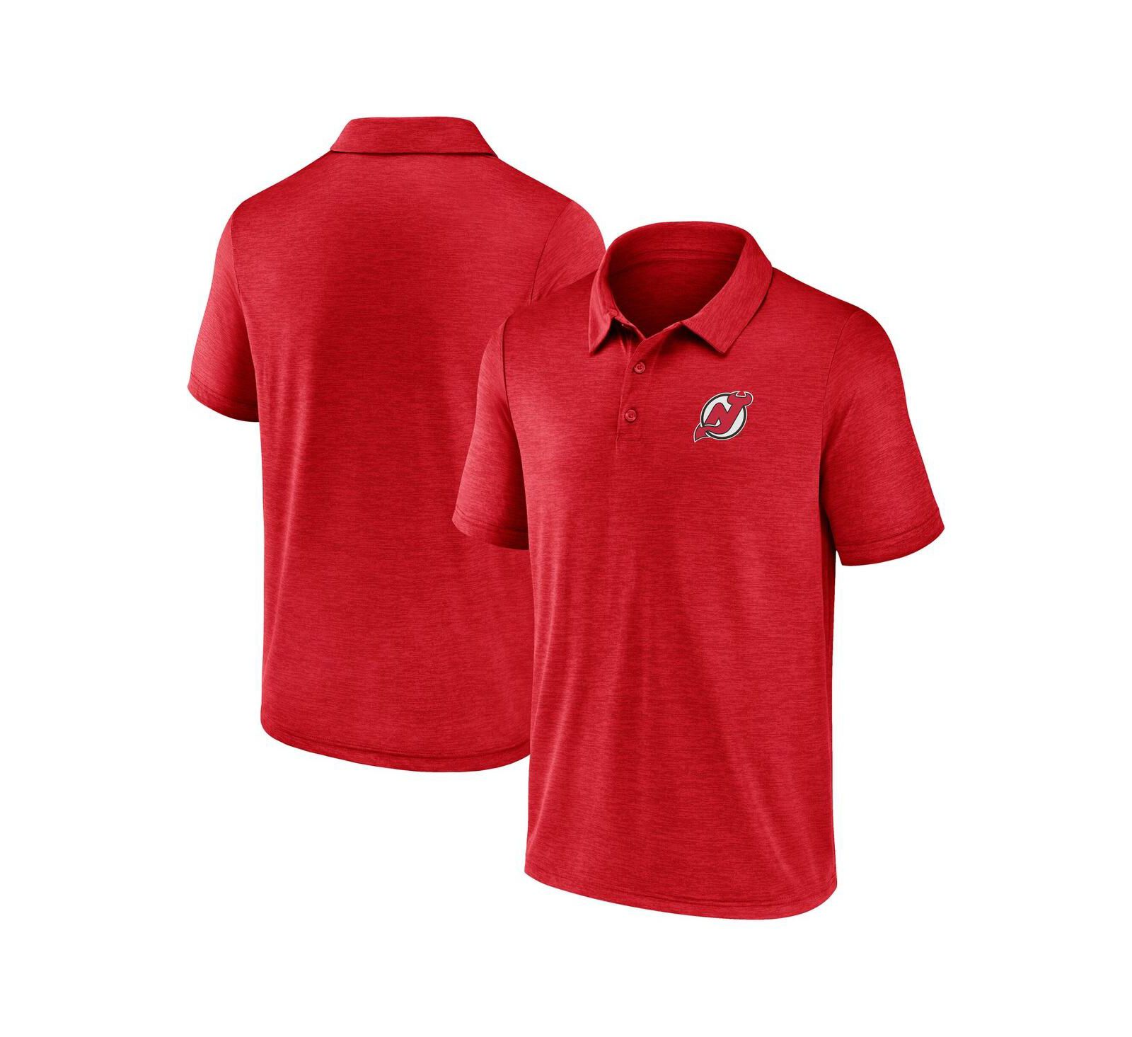 Мужская рубашка-поло Logo Athletic Red New Jersey Devils Unstoppable
