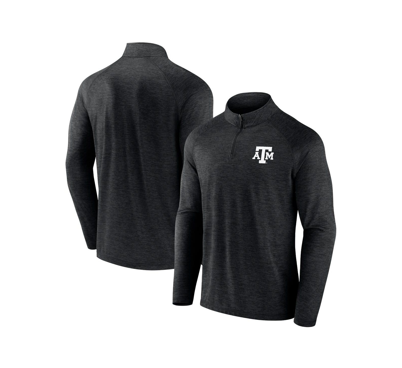 Fanatics Мужской темно-серый худи на молнии с логотипом Texas A&M Aggies