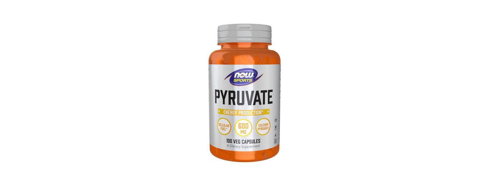 NOW Foods пируват, 600 мг, 100 капсул
