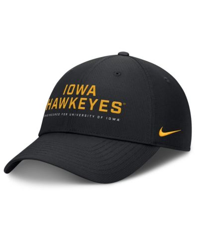 Мужская бейсболка Nike Black Iowa Hawkeyes 2025 On-Field Gameday Club Adjustable