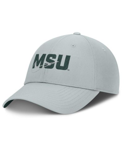 Nike Men's Gray Michigan State Spartans Club Prep Performance Adjustable Hat