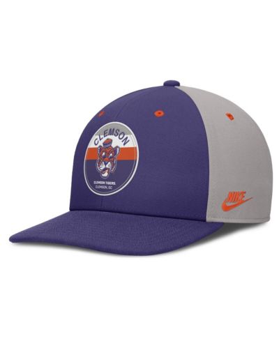 Nike Мужская кепка Snapback Clemson Tigers, фиолетовый/серый