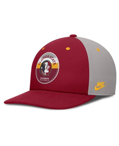 Мужская кепка Nike Garnet/Gray Florida State Seminoles Prep Pro Performance Snapback