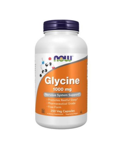 БАД Now Foods Glycine, 1000 mg, 250 Veg Caps