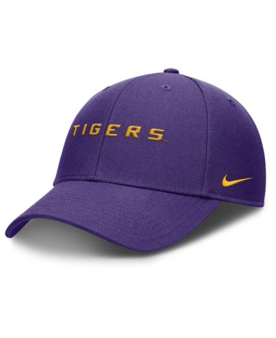Кепка Nike Men's Purple LSU Tigers 2025 On-Field Rise Performance Adjustable Hat