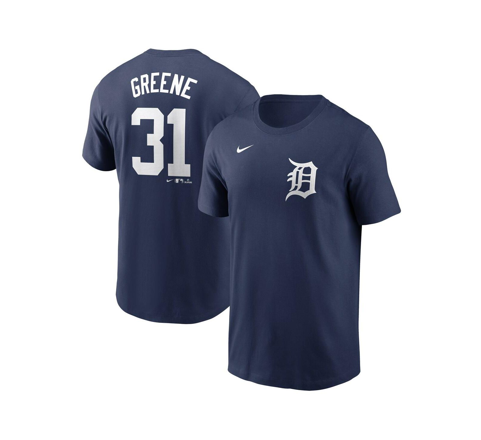 Мужская футболка Nike navy, Riley Greene Detroit Tigers Fuse