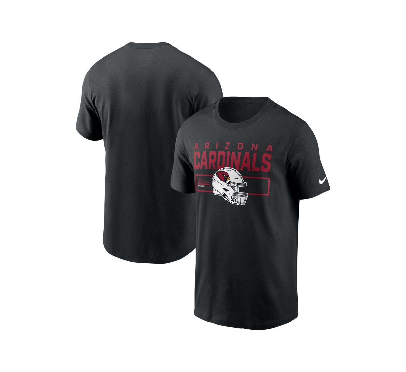 Nike Men's Black Arizona Cardinals Primetime Helmet Essential T-Shirt