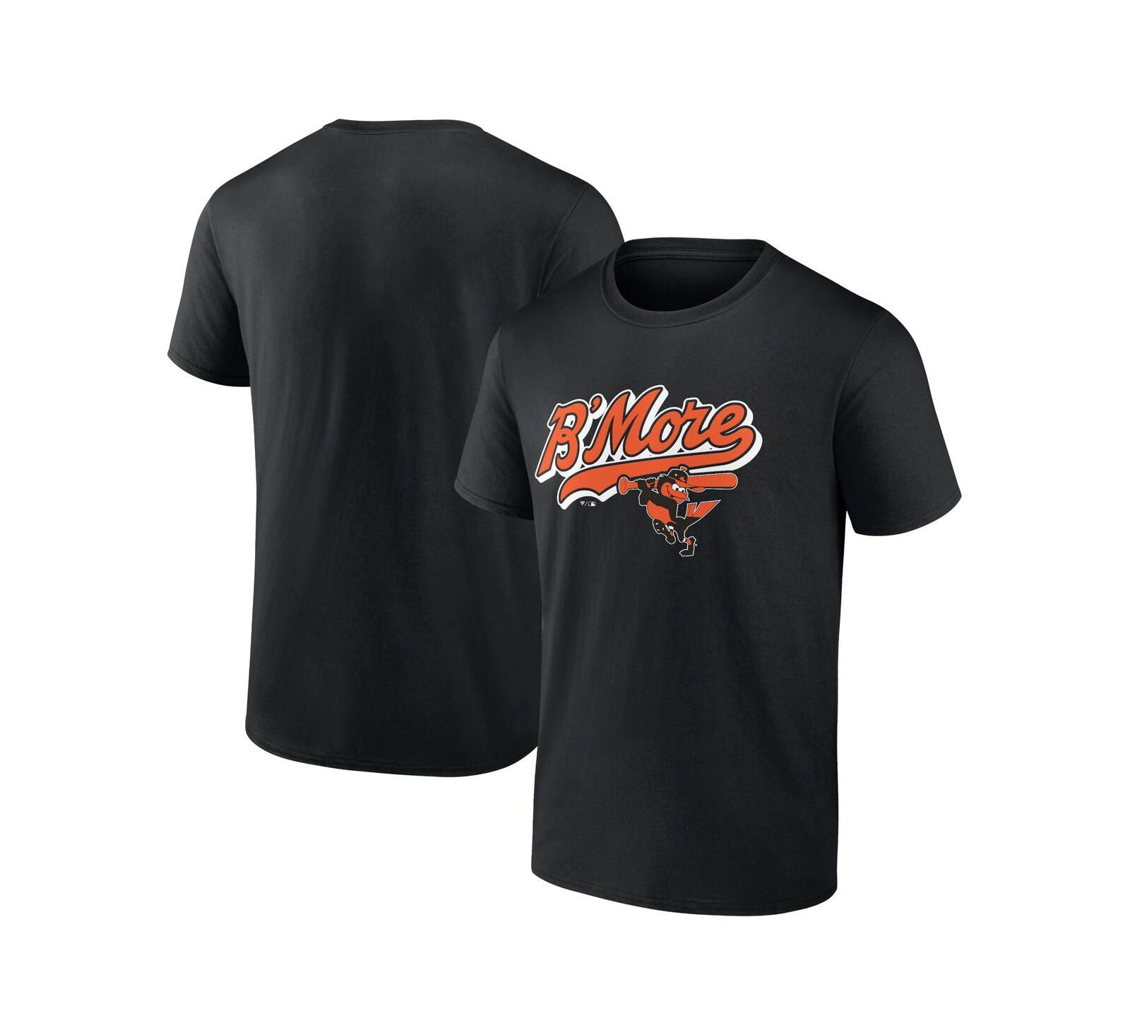 Мужская футболка Fanatics Mto Label Black Baltimore Orioles B'More