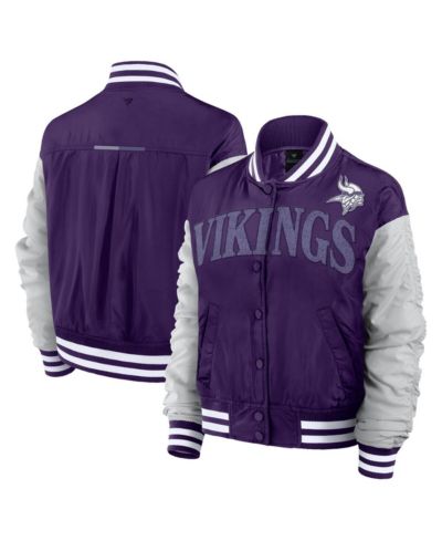 Женская куртка Fanatics Purple Minnesota Vikings Elements Wave Full-Snap