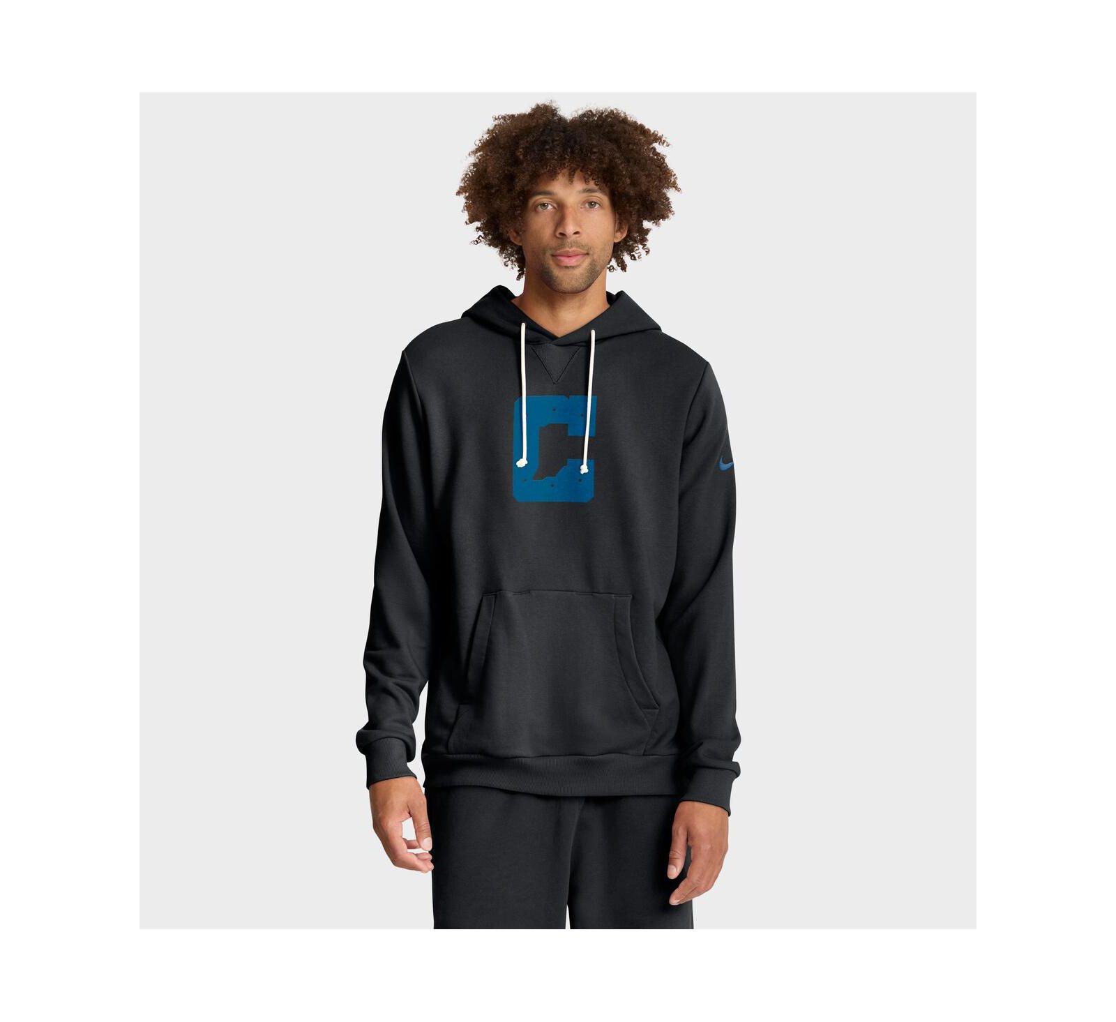 Nike Men's Black Indianapolis Colts Sideline Alt 2 Tight Coverage Performance Pullover Hoodie
