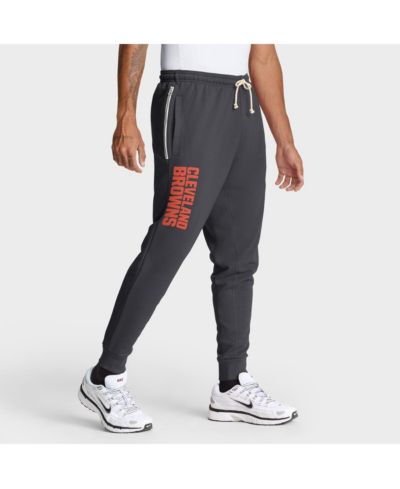 Nike Men's Anthracite Cleveland Browns Sideline Ground Game Performance Taper Pants