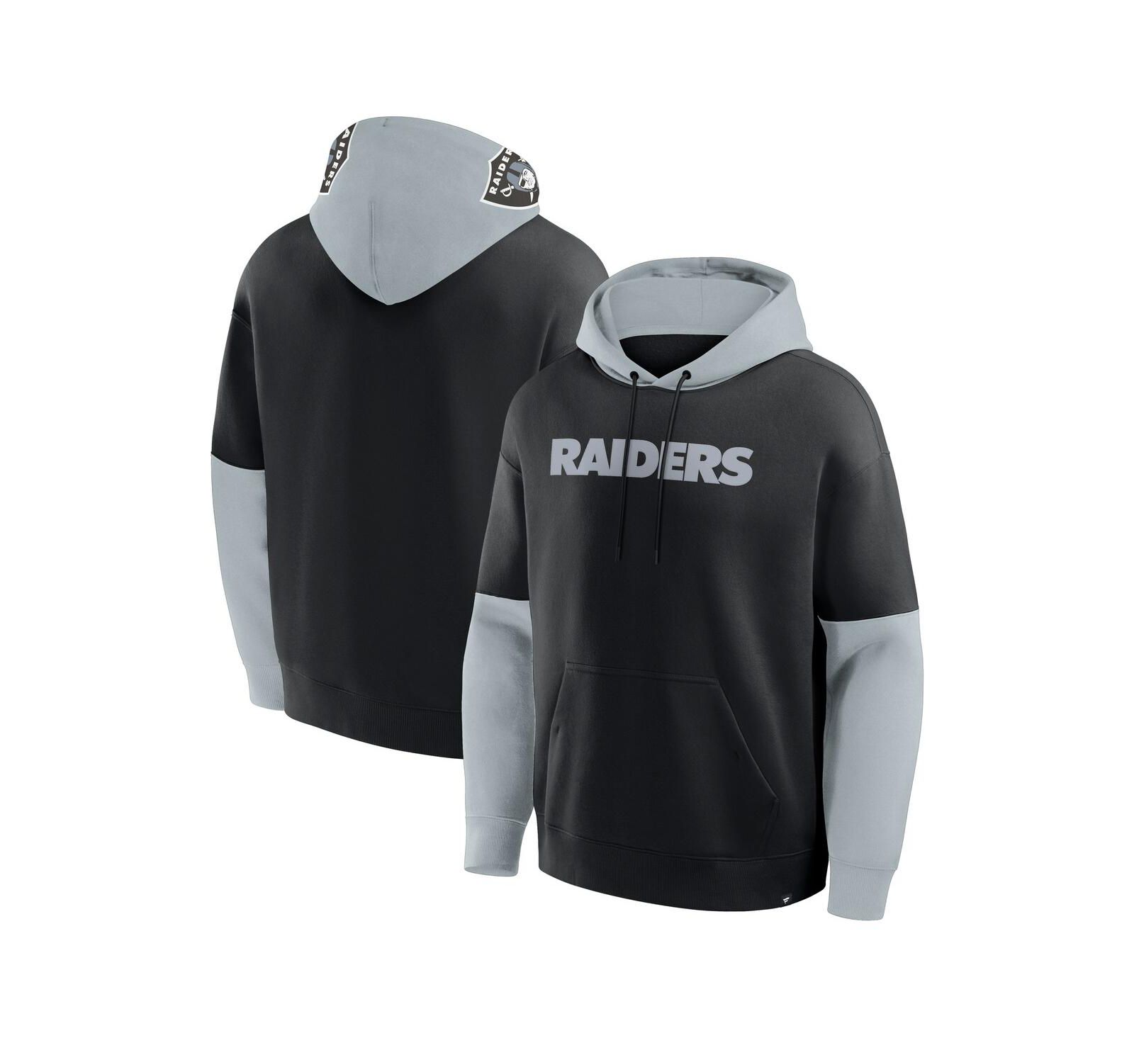 Fanatics Men's Black Las Vegas Raiders Helmet Pullover Hoodie