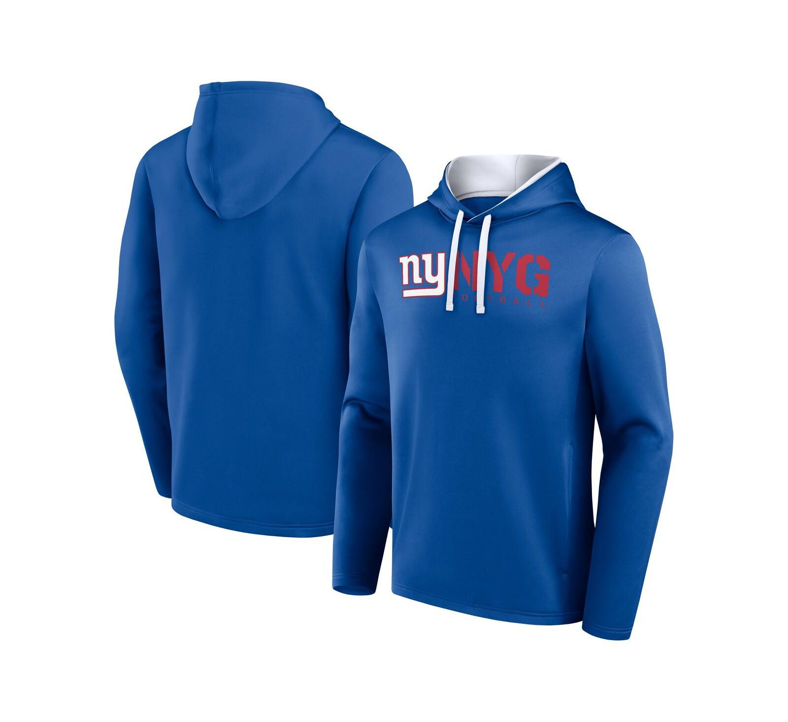 Logo Athletic Men's Royal New York Giants Head Start Pullover Hoodie