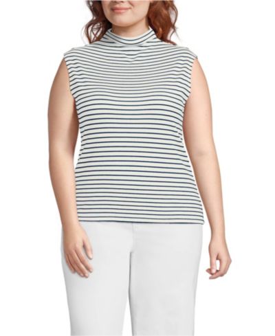 Ivory/deep sea navy stripe
