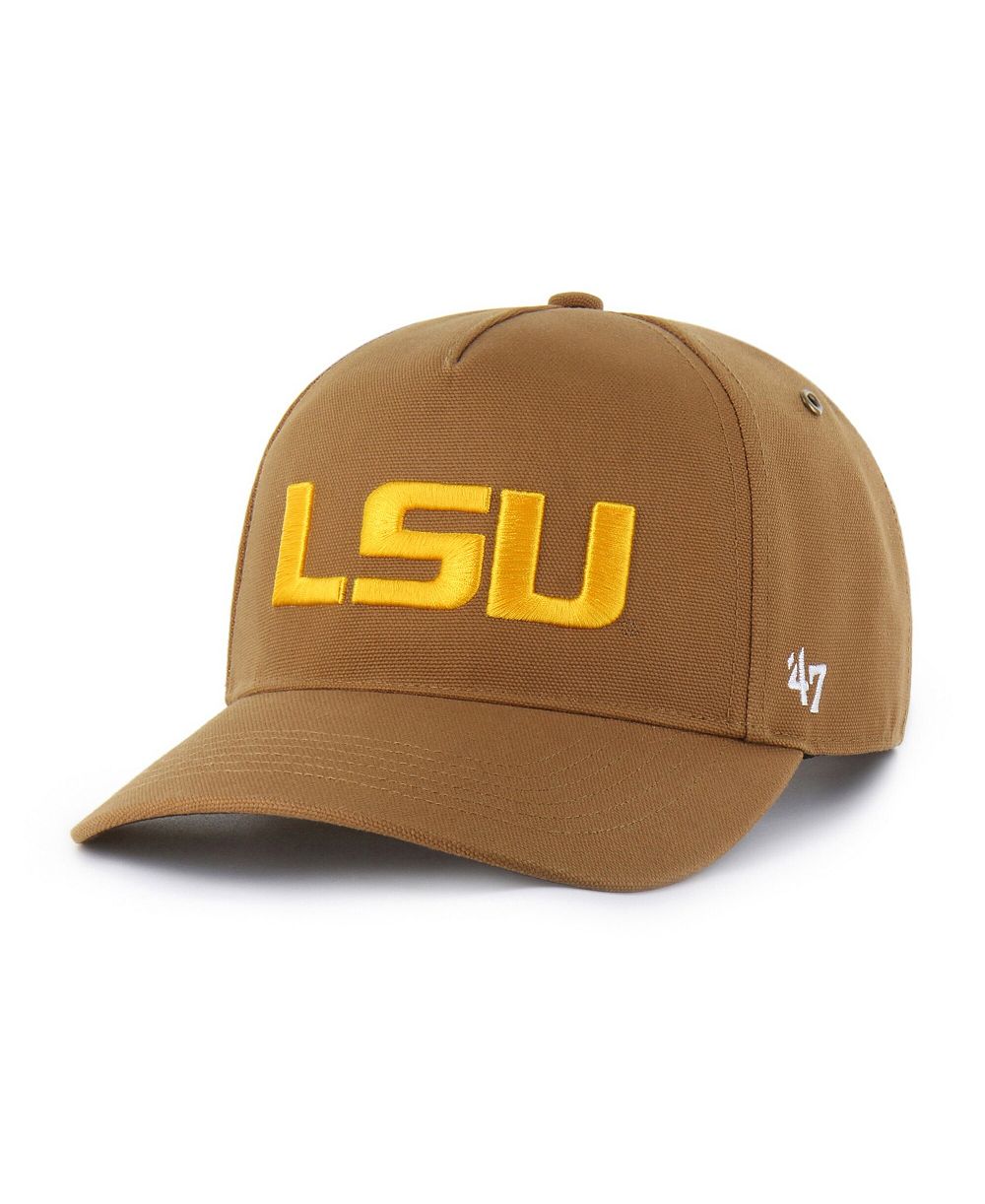 Мужская и женская кепка Carhartt x '47 Brown LSU Tigers Hitch Adjustable Hat