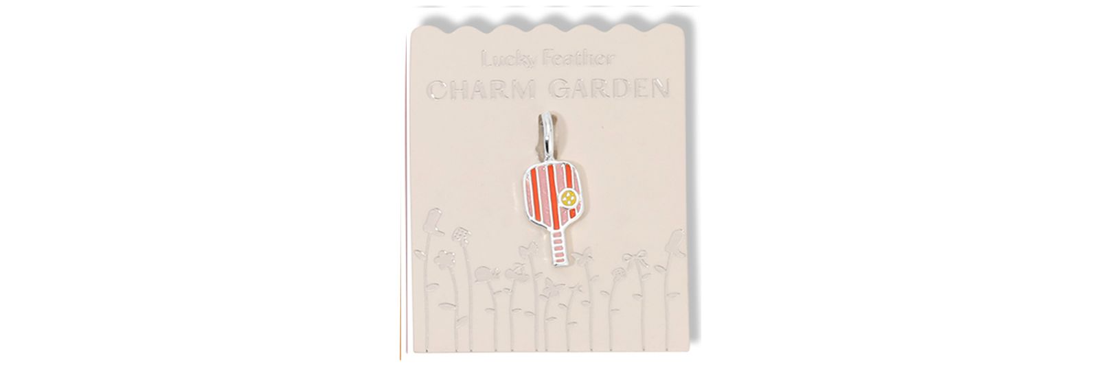 Брелок Lucky Feather Charm Garden Pickleball