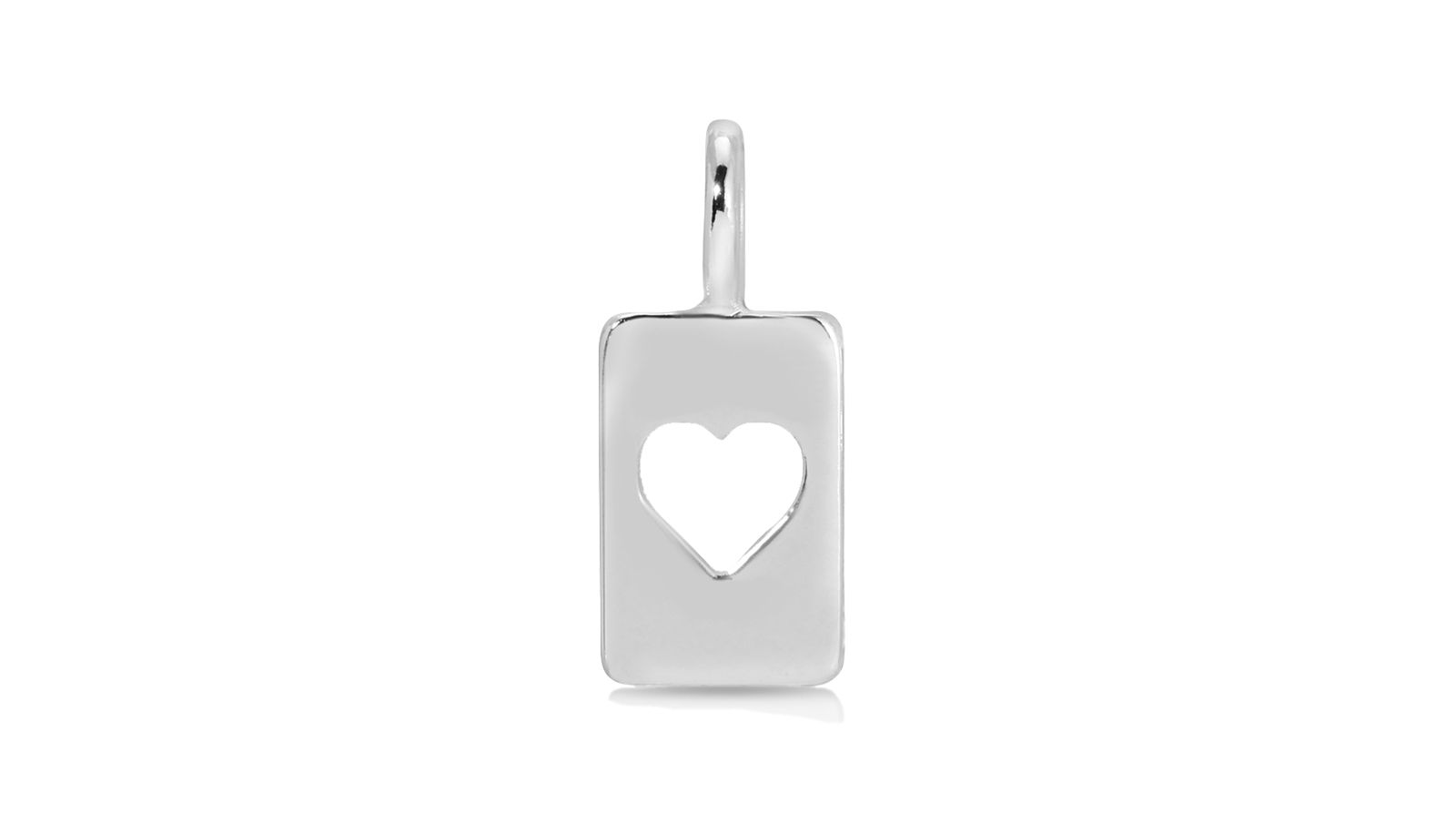 LUCKY FEATHER Подвеска Charm Garden LOVE, вырезанное сердце