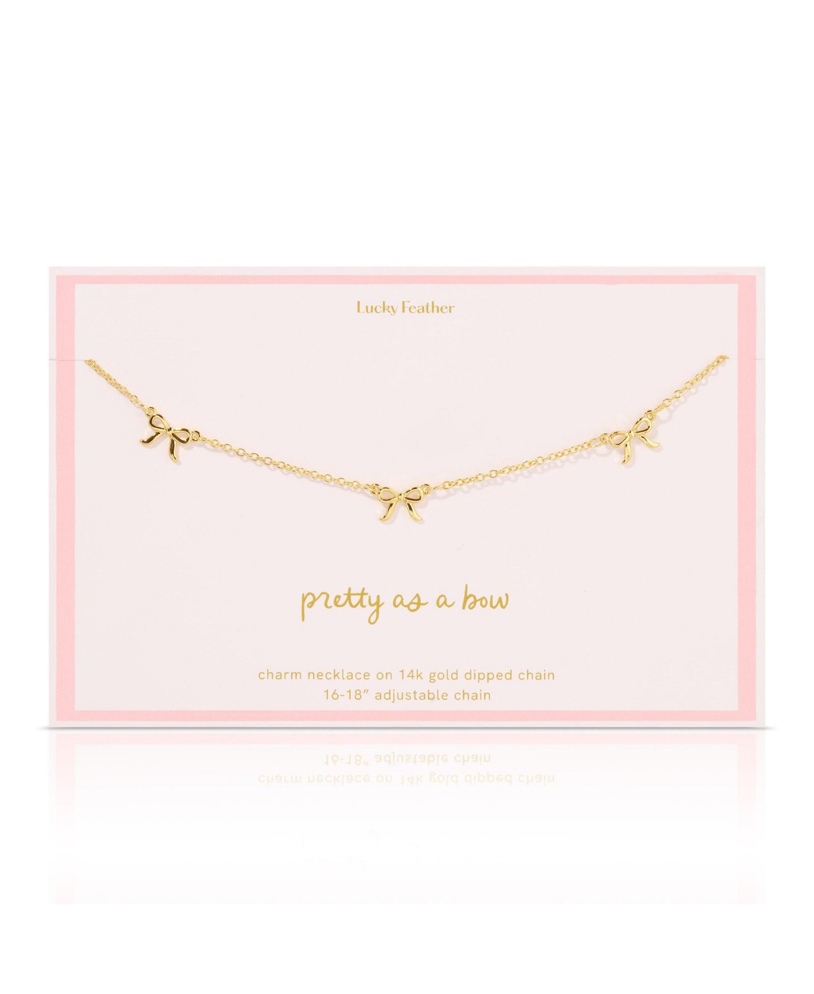 Ожерелье Lucky Feather Beautiful Bows - 3 Bow
