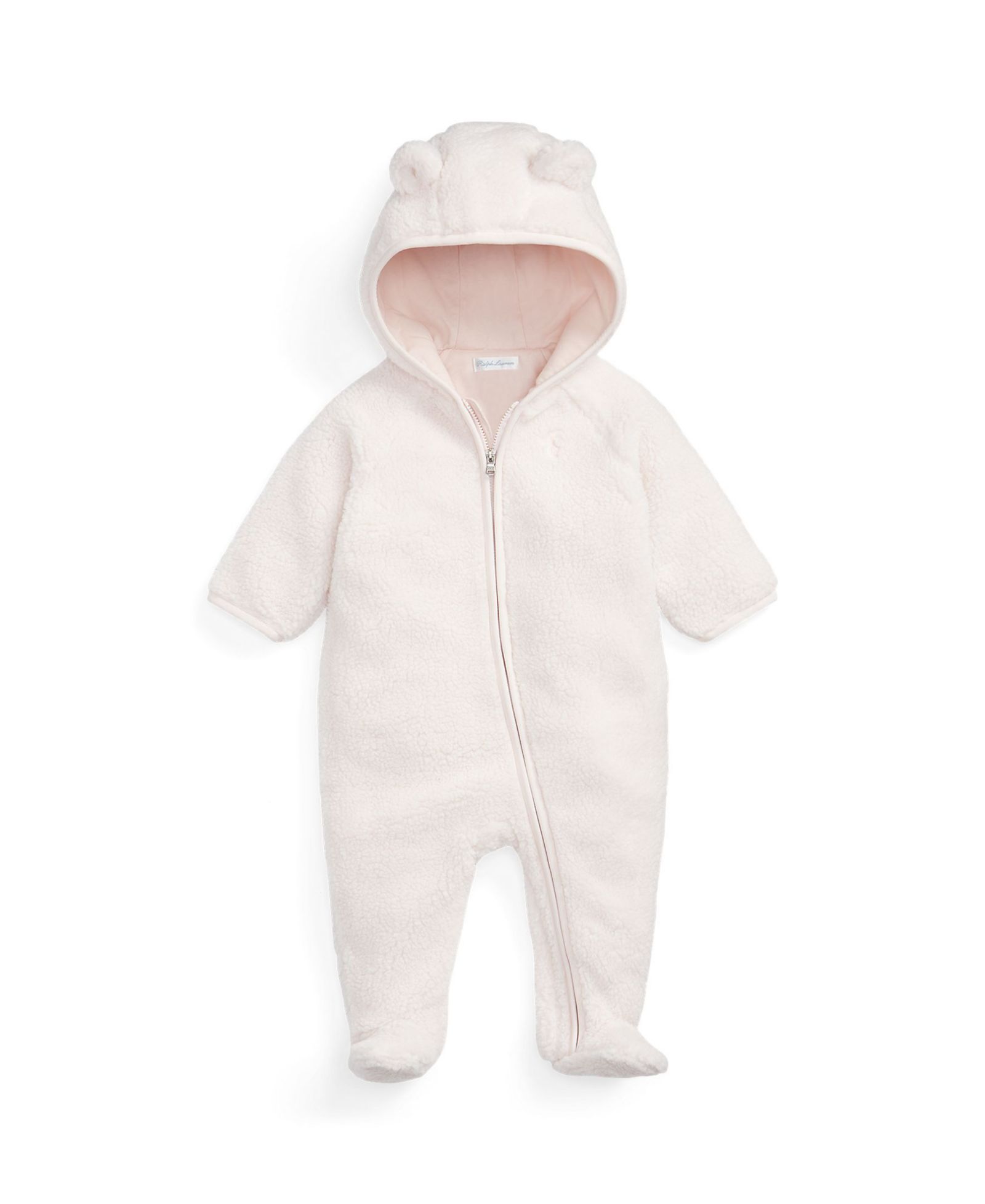 Детский комбинезон Polo Ralph Lauren Baby Girls' Bear Ear Long-Sleeve Pramsuit