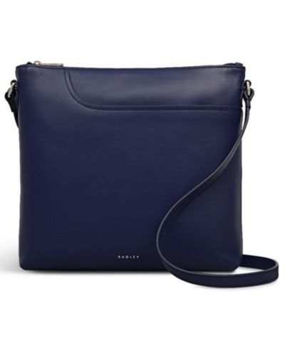 Radley London большая кожаная сумка Crossbody Ziptop Pockets