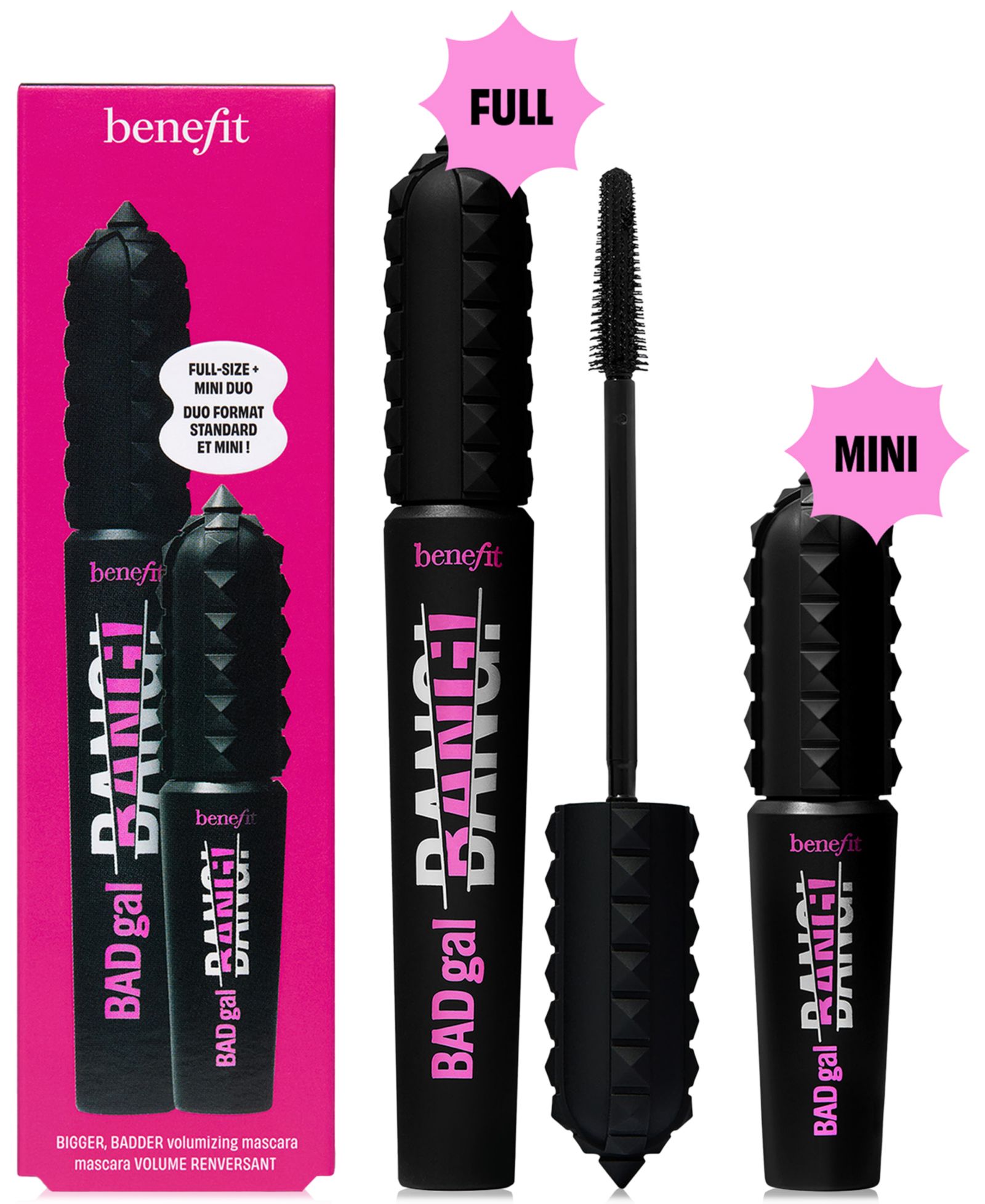 Benefit Cosmetics 2-Pc. BANGIN' Lashes BADgal BANG! Mascara Set