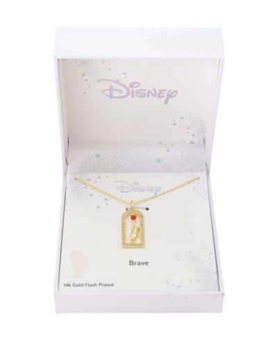 Disney Winnie the Pooh Crystal Pendant Necklace