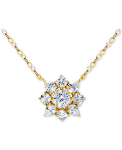 Ожерелье Giani Bernini (2-5/8 ct. t.w.) из позолоченного стерлингового серебра