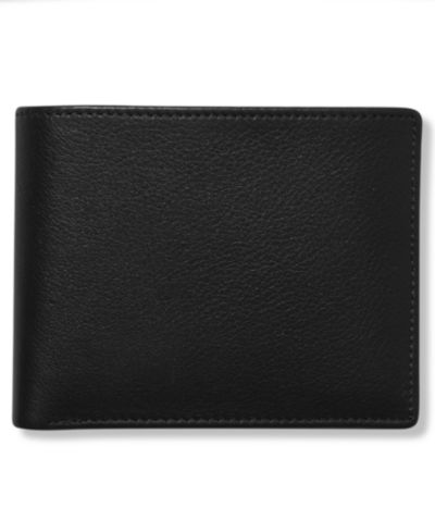 Мужской кожаный кошелек Perry Ellis Portfolio Park Avenue Bifold