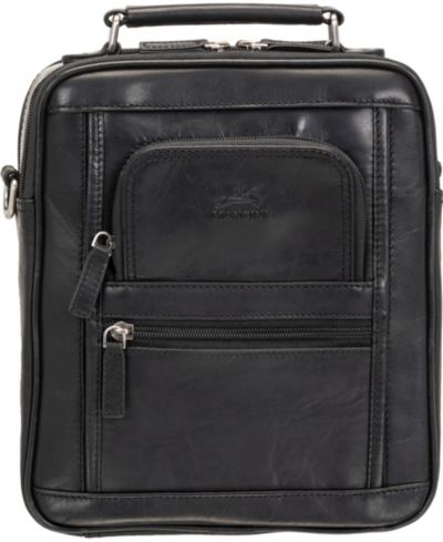 Mancini Men's Buffalo Double Compartment Bag
