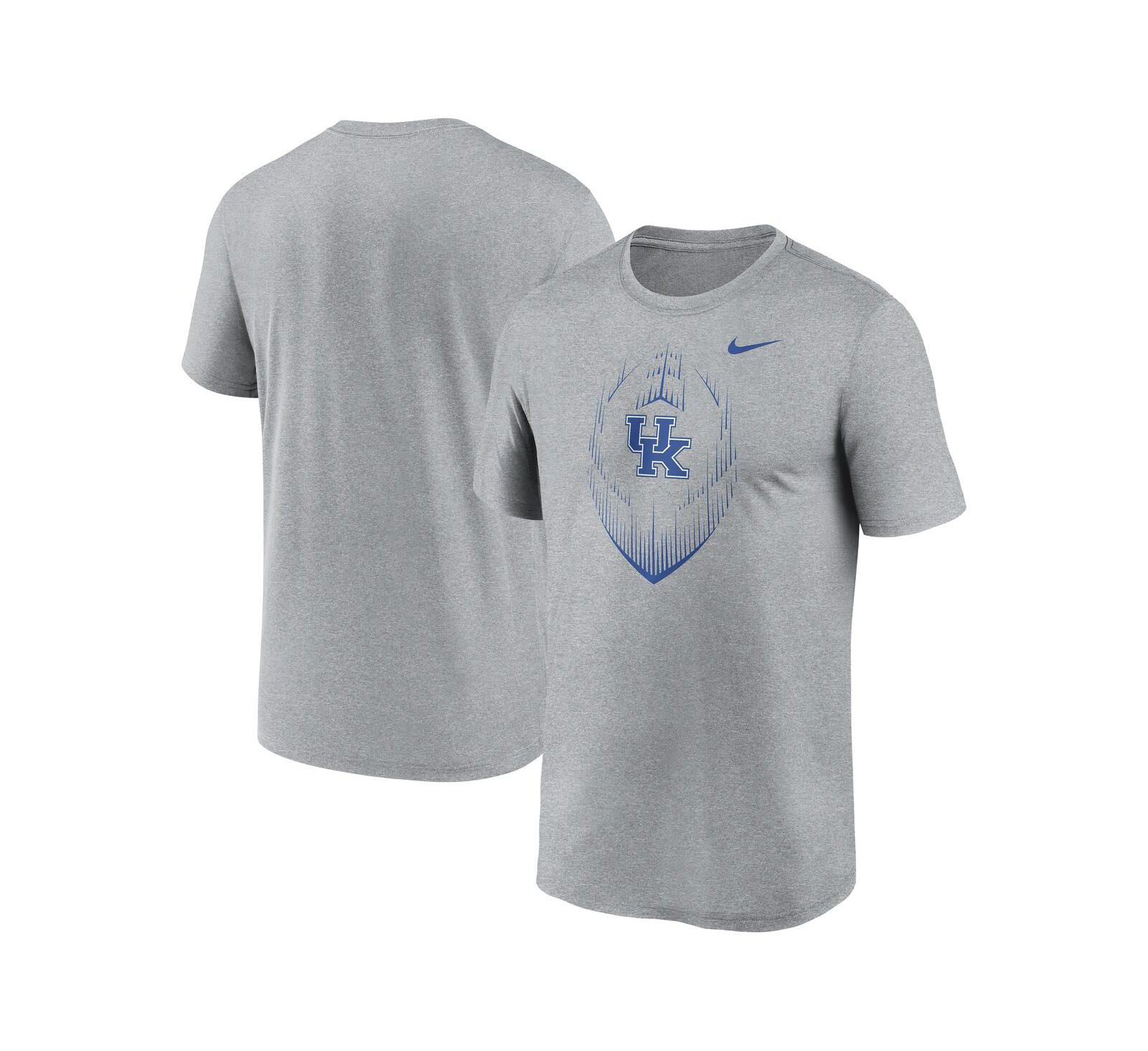 Nike Men's Heather Gray Kentucky Wildcats Primetime Legend Icon Performance T-Shirt