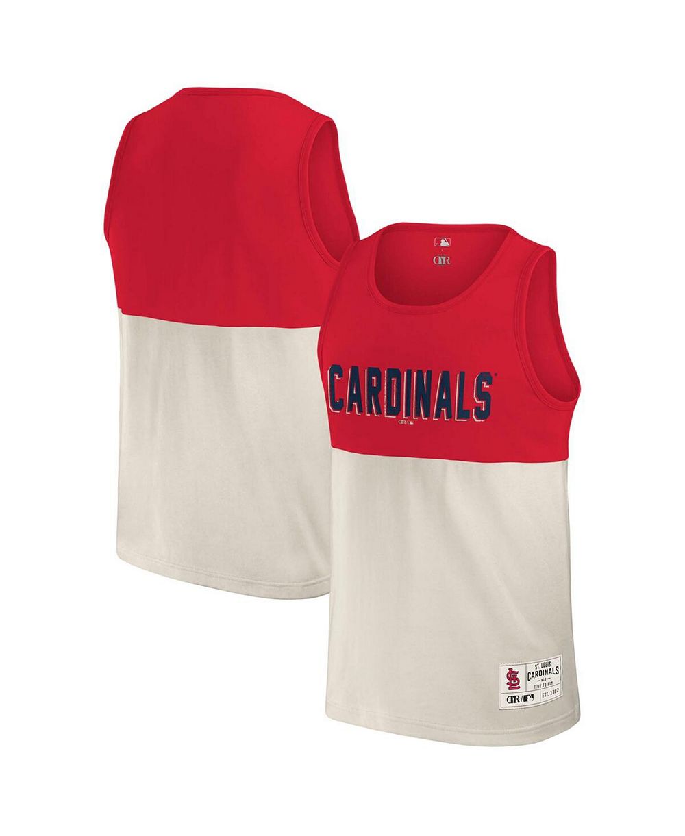 Мужской топ Darius Rucker Collection by Fanatics Red/Cream St. Louis Cardinals Color Block